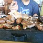 Típico asado argentino.